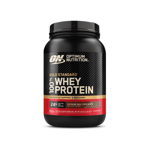 Optimum Nutrition Gold Standard 100% Whey, Extreme Milk Chocolate tub